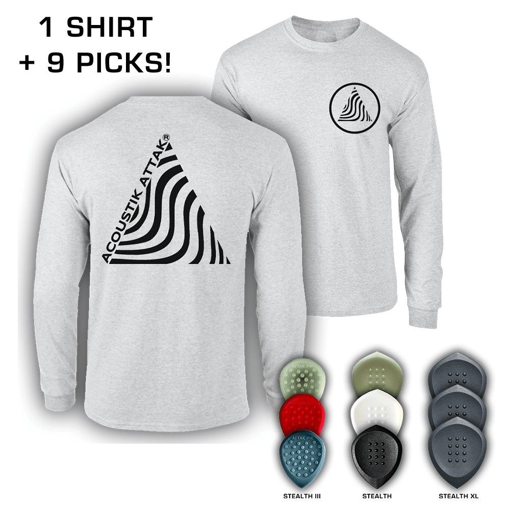ACOUSTIK ATTAK LONG SLEEVE TEE BUNDLE - AttakPik