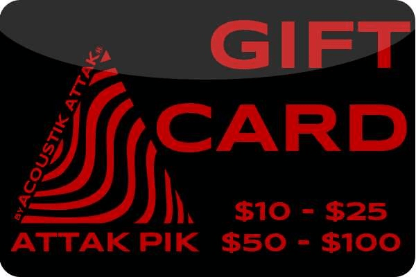 Acoustik Attak Gift Card - AttakPik