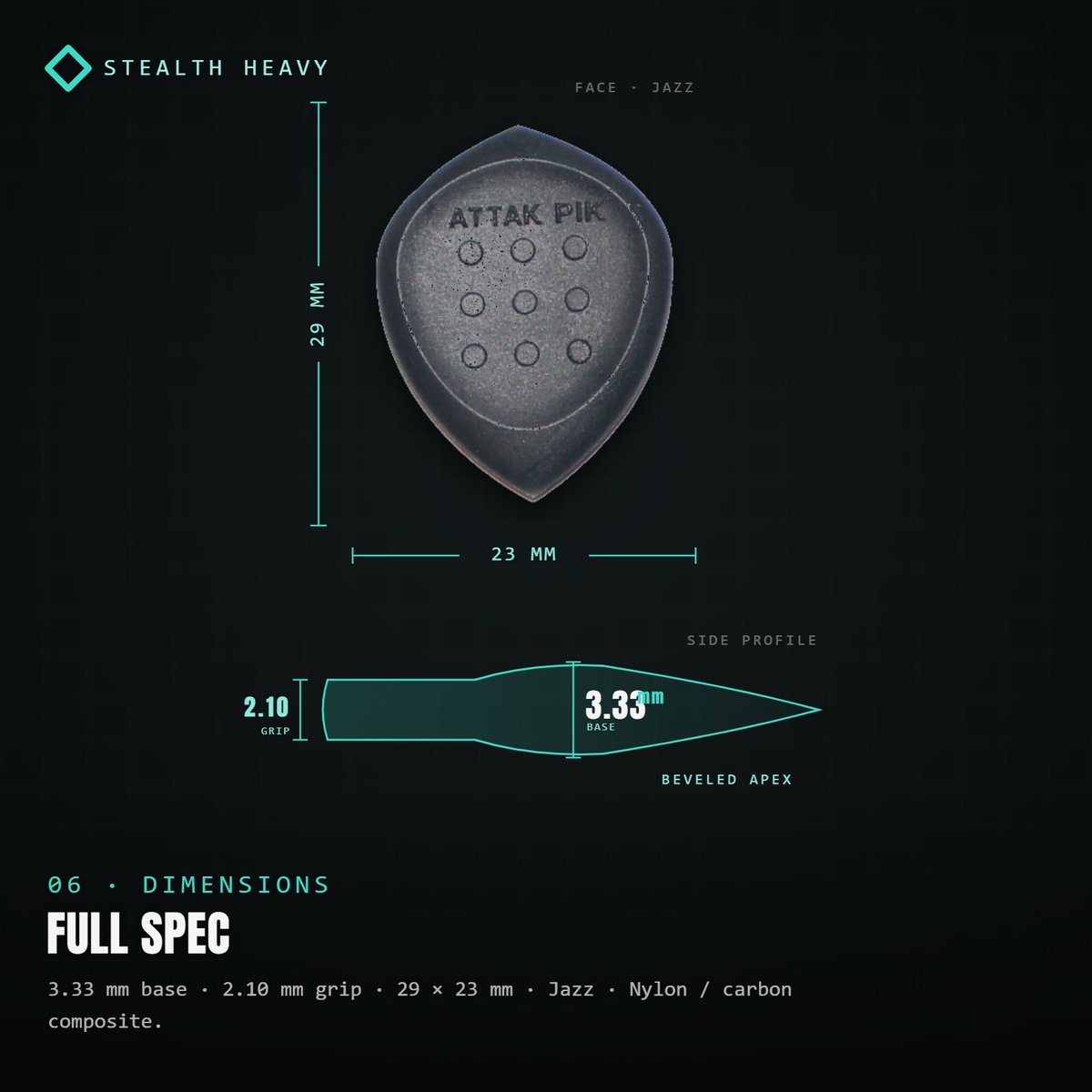 Stealth Heavy 3.33mm