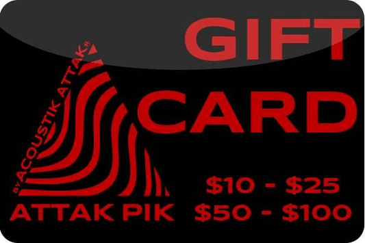 Acoustik Attak Gift Card - AttakPik