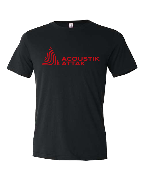 ACOUSTIK ATTAK BLACK TEE